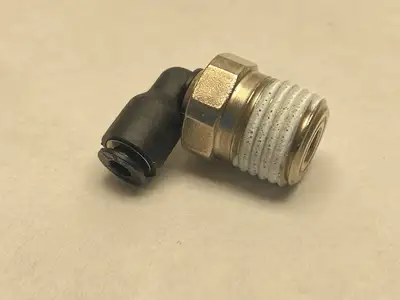 New | in-Stock Parker Hannifin 90-Degree Swivel Push-In Fittings 1/8" x 1/4" NPT BOX OF 10 Parts (Hydraulics and Pneumatics) Michigan US | Maverick Industrial Sales #1391778