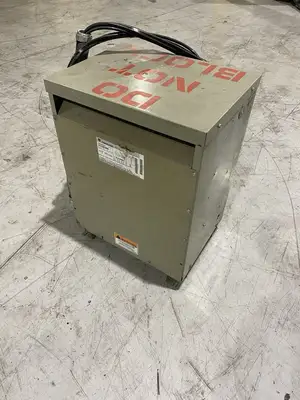 9T23B3864 | GE Transformer  Type QL 50.0 kVA 60Hz 3 PH 5.9% 1MP 480V-208/120V - Used
