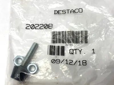 New | in-Stock DESTACO Black Flat-Tip Bonded Neoprene Spindle for Toggle Clamp LOT OF 5 Clamps Michigan US | Maverick Industrial Sales #1398420