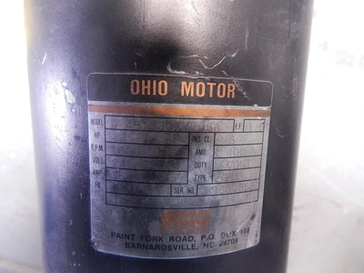 Used OHIO _UNKNOWN_ D.C. Motors Texas US | OCO Industrial #1600031