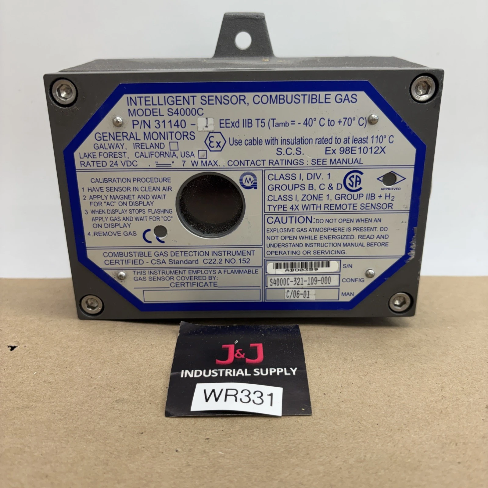 USED GENERAL MONITORS 31140-1