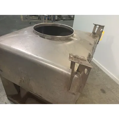 Used 1000 Liter (35 cu. Ft) IBC Matcon Stainless Steel Portable Tote Bin