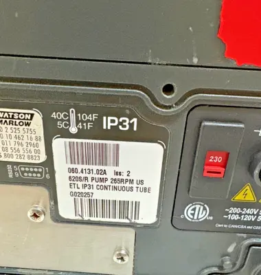 Watson Marlow 620S/R Other Medical & Lab Equipment | ANACAPA EQUIPMENT BROKERS, INC (7)