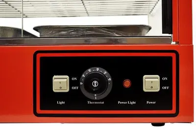 26-inch Curved Glass Display Warmer with 1.2 kW