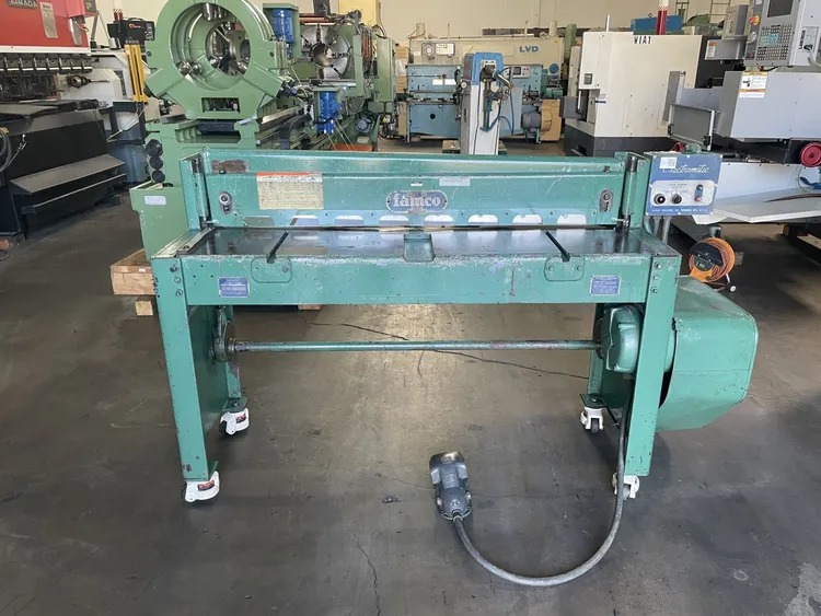 Used FAMCO 152 Power Squaring Shears (Gauge) California US | Wheeler Machinery Sales #1322922