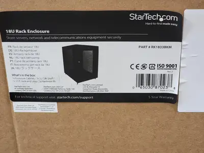 New | in-Stock STARTECH RK1833BKM Misc Electrical & Power Parts British Columbia CA | Lenmark #248642