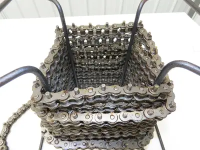 Peer 50R X100FT SP D-1 E2PIN Roller Chain #50 Riveted 20' Reel D-1 Attachment