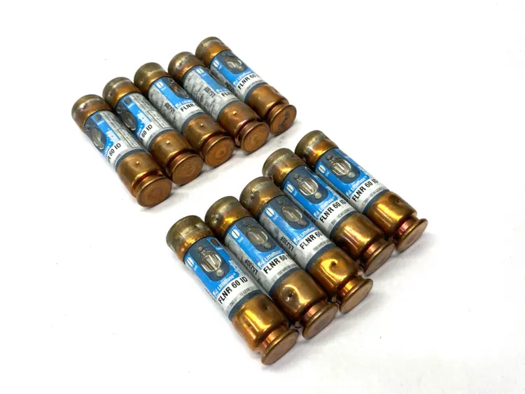 Used LITTELFUSE TIME-DELAY INDICATING FUSE CLASS RK5 250V 60A LOT OF 10 Fuses Michigan US | Maverick Industrial Sales #1090185