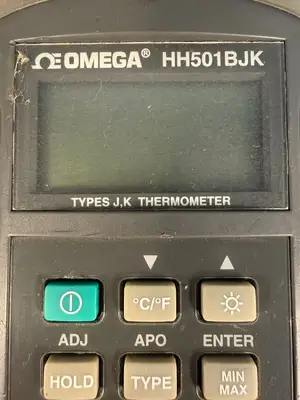 Omega Engineering HH501BJK Types J,K Thermometer (3.1.2)