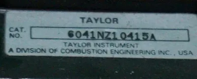 USED TAYLOR ABB 6041NZ10415A TERMINATION PANEL BOARD 18A1RSA2