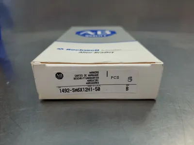 ALLEN BRADLEY 1492-SM6X12H1-50 Ser. B Markers. 4C-25