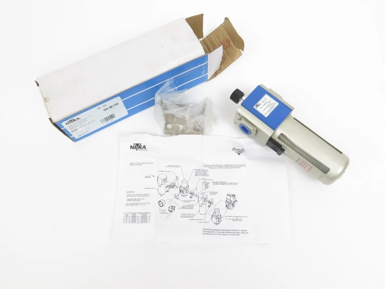 New | in-Stock Nitra Pneumatics AL-33 Air Pressure Regulators California US | ANACAPA EQUIPMENT BROKERS, INC #1480488