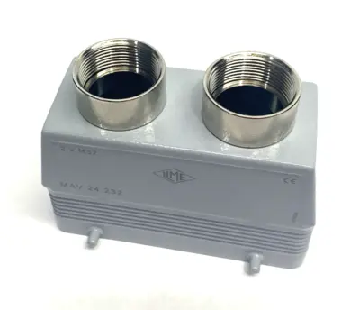 New | in-Stock ILME Mencom Hood, C-TYPE series, with 4 pegs, M32 x 2 top Entry Connector Accessories Michigan US | Maverick Industrial Sales #1390602
