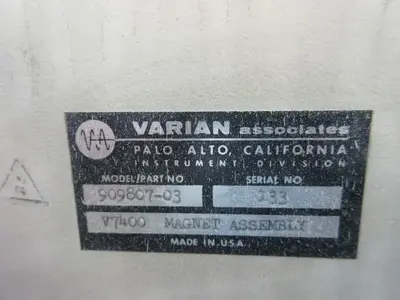 Varian V-7400 Magnet Assembly Mdl. 909807-03
