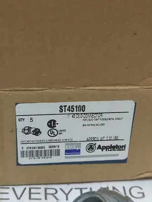 New | in-Stock APPLETON ELECTRIC ST45100 Miscellaneous Equipment (Electrical & Power) | Surplus Asset Holdings #1196889