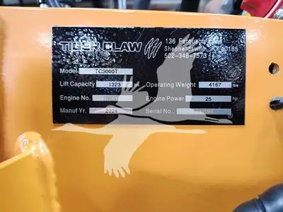 USED 2024 TIGER CLAW TC3000T