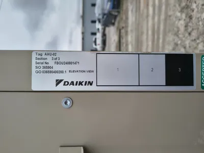 DAIKIN OAH034GDGM Air Handling Unit | ESS Industrial Equipment Sales (23)