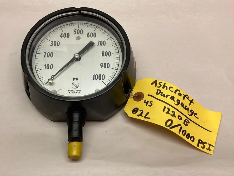 New | in-Stock ASHCROFT 4S-1220B-02L Universal Pressure Meters Ohio US | Surplus Asset Holdings #1246460