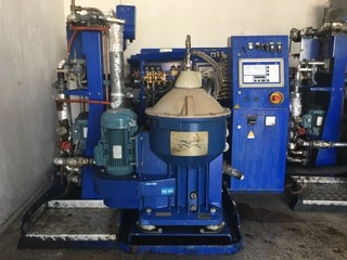 (2) Alfa-Laval S-821 fuel/lube oil purifier skids, 316SS.