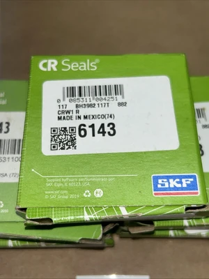 (5) SKF 6143 CR Seals NIB Fast Shipping! + Warranty