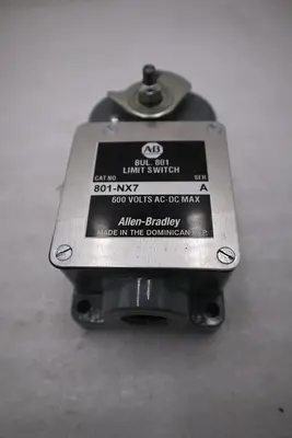 NEW OPEN BOX AB Allen Bradley 801-NX7 Limit Switch STK CC184