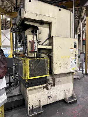 110 TON STAMTEC (NEW 2000) MODEL #G1-110 GAP FRAME PRESS, 7" STROKE: STOCK #19948