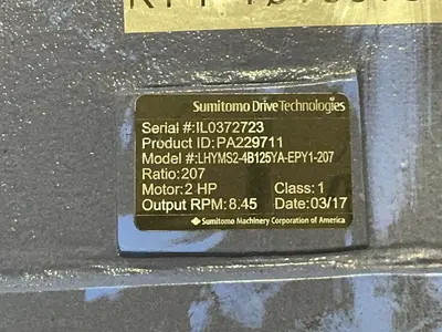 Used 2017 SUMITOMO DRIVE TECHNOLOGIES LHYMS24B125YAEPY1207 Motors (misc) Ohio US | HGR 24 #1278910