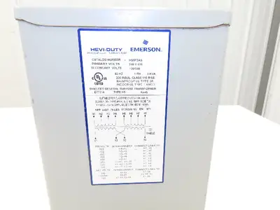 Sola Hevi-Duty HS5F3AS Transformer 3kva 1PH 240/480HV 120/240LV Type 3R