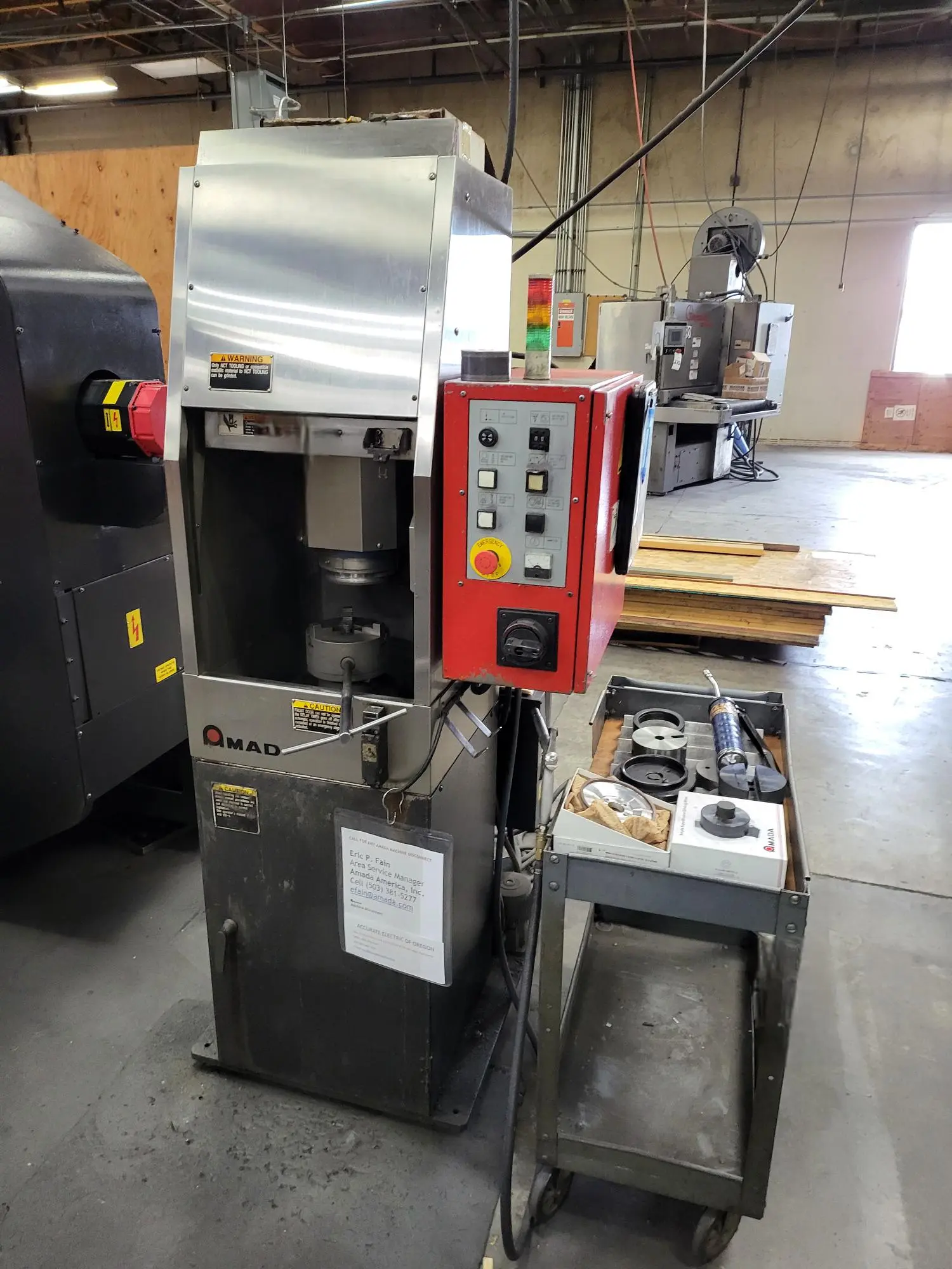 Amada Togu lll Tool Grinder MFG: 2007