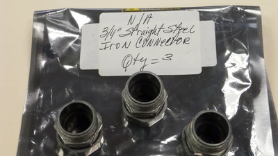 USED Straight Steel Iron 3/4"