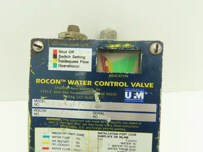 UFM Rocon WCV-S-4-H-7-E3C5-D-L-E5C2 Bronze Water Flow Control Valve 1/2"npt