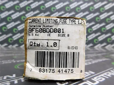GE 9F60BDD001 Current Limiting Fuse Type EJ-1 5.5kV 1E Size B New
