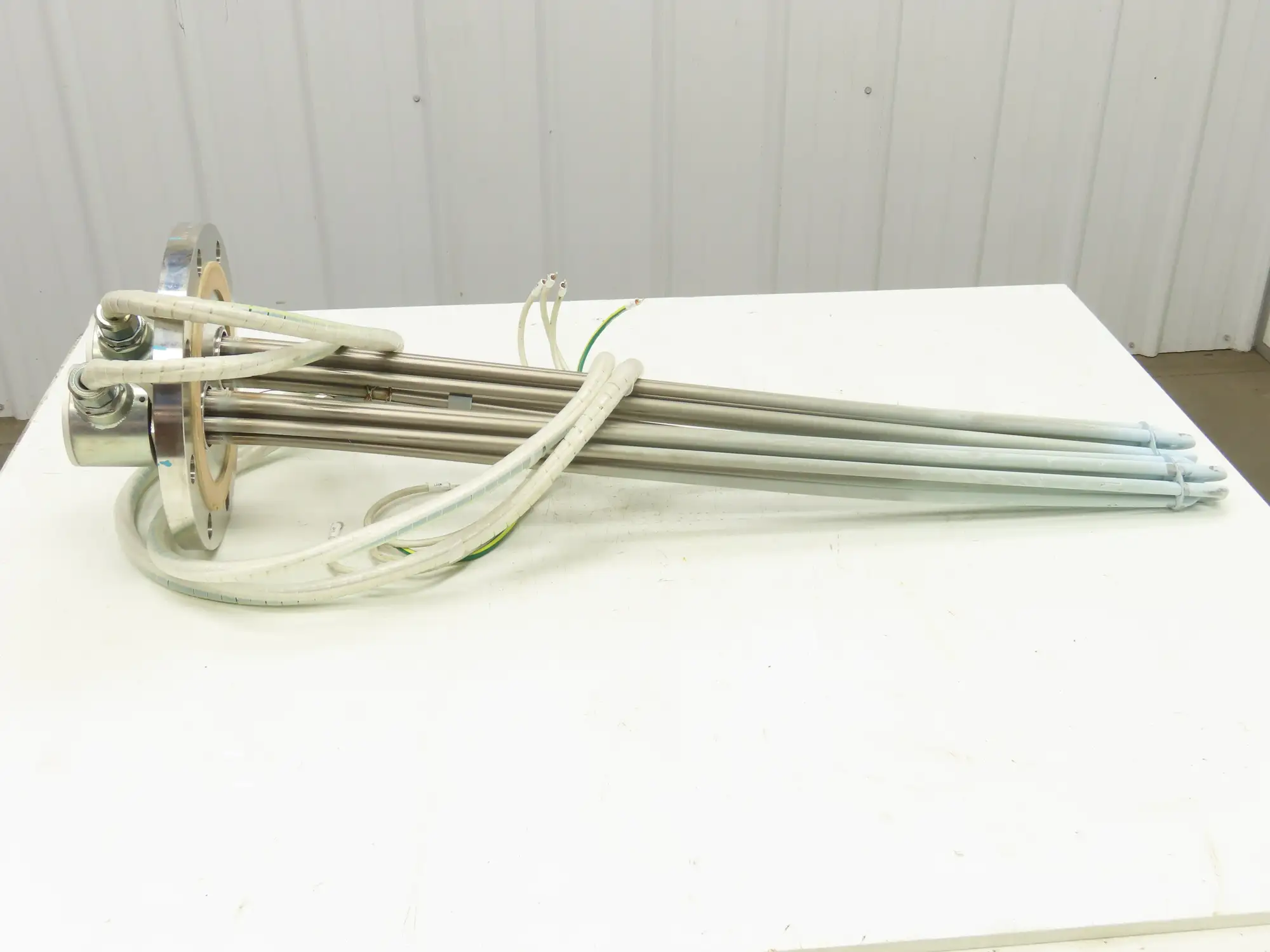 200V3P10KW Stainless Immersion Tube Heater Element 36" 10kw 200V 3PH 11" Flange