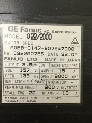 USED GE FANUC A06B-0147-B075