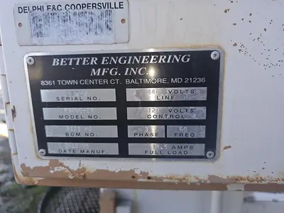 USED 1996 BETTER ENGINEERING, INC F3000-ZX