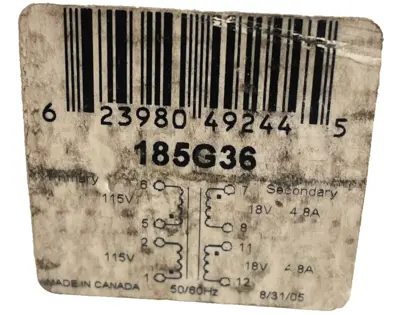 NEW HAMMOND MANUFACTURING 185G36 TRANSFORMER