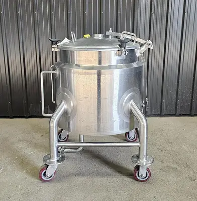Used Lee Industries 40 Gallon Jacketed Tank, Stainless Steel