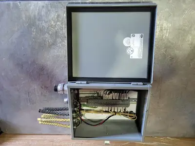 Electrical Enclosure 11"x13"x6.5" w/ Terminals and Wiring