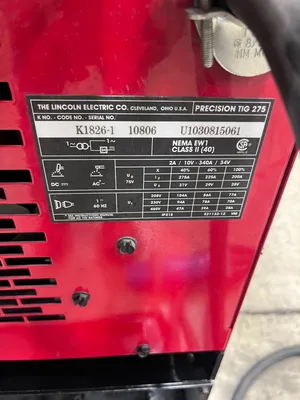 LINCOLN Precision Tig 275 Welding Machinery (Other) | Michael Fine Machinery Co., Inc. (7)