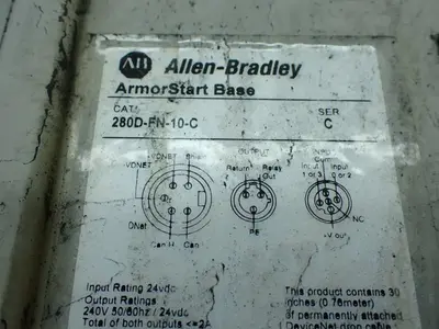 USED ALLENBRADLEY 280DFN10C