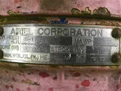 Used ARIEL RADIATOR, CONTROL PANEL, HEAT EXCHANGERS, SKID FROM COMBO AIR BOOSTER & COMPRESSOR Air Compressor Parts Pennsylvania US | East West Machinery & Drilling #1415904