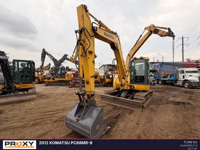Used 2012 KOMATSU PC88MR-8 Crawler Excavators New Jersey US | Proxy Equipment #1388954