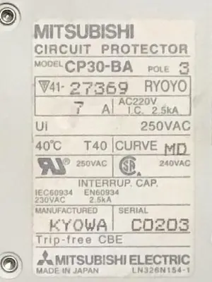 USED MITSUBISHI CP30-BA-3P-20A