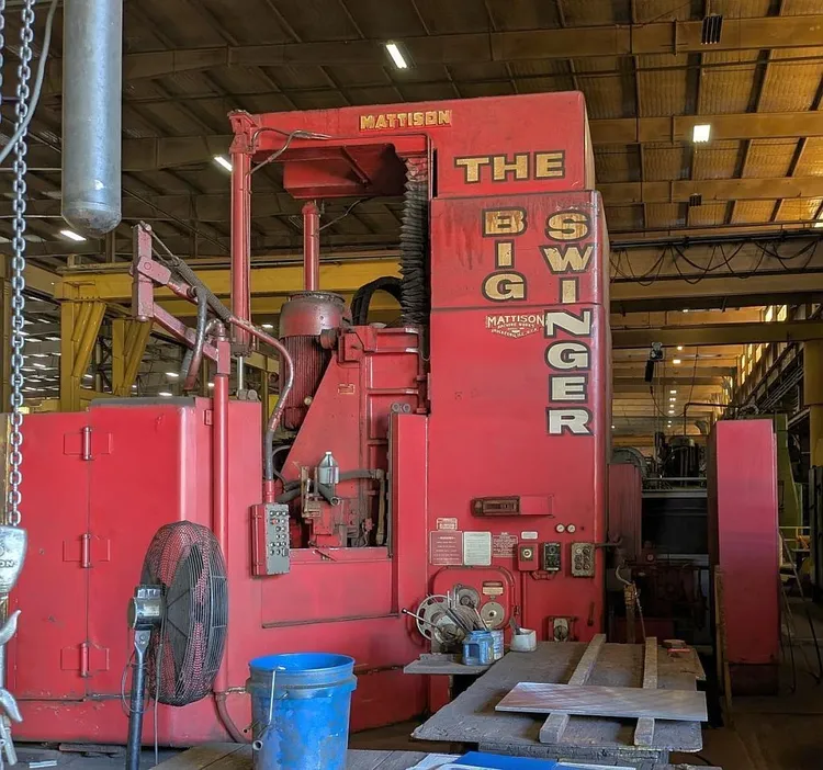 1977 MATTISON The Big Swinger GRINDERS, SURFACE, ROTARY TYPE (HORIZ. SPDL.), PLC & CNC | T.R. Wigglesworth Machinery Co.