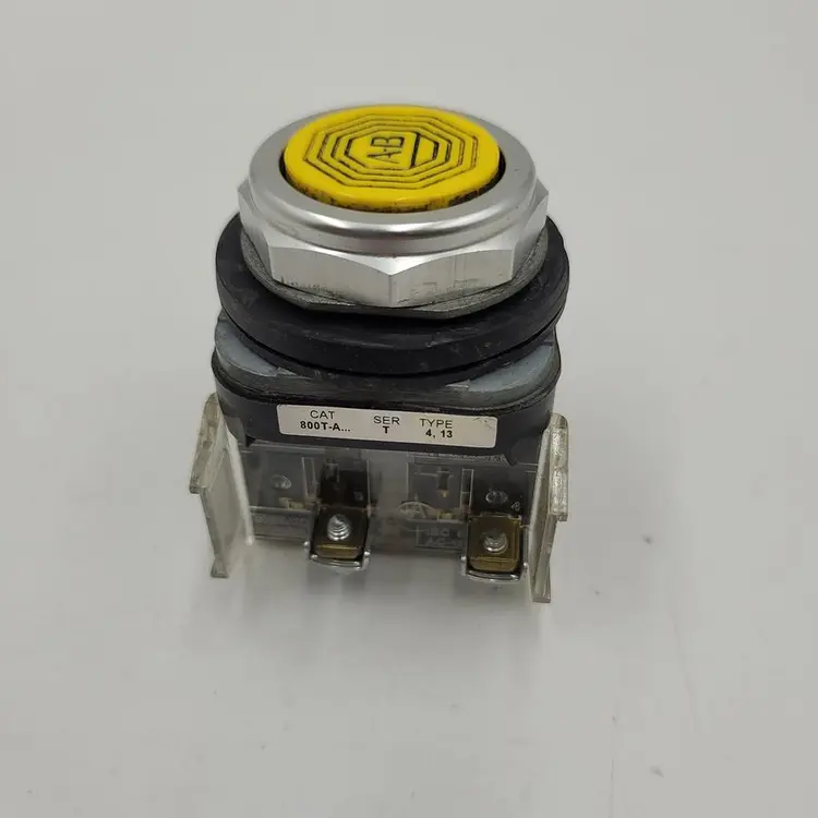 Used ABB ABB 800T A SER T PUSH YELLOW PUSH SWITCH Switch Parts | ND Industrial Surplus #1219290