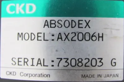 NEW CKD AX2006H DIRECT DRIVE ACTUATOR
