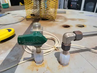 Fiber Glass Tank w/ Fittings