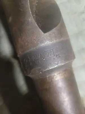 USED MORSE 2 1/4'' HSS TWIST DRILL