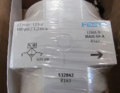 NEW FESTO LFMA-D-MAXI-DA-A MICRO FILTER 532842 LFMADMAXIDAA
