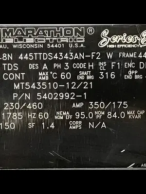 USED MARATHON 8N 445TTDS4343AN-F2